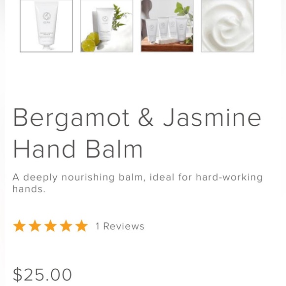 THREE ESPA Hand Balm in Bergamot & Jasmine ➿ - Picture 2 of 5